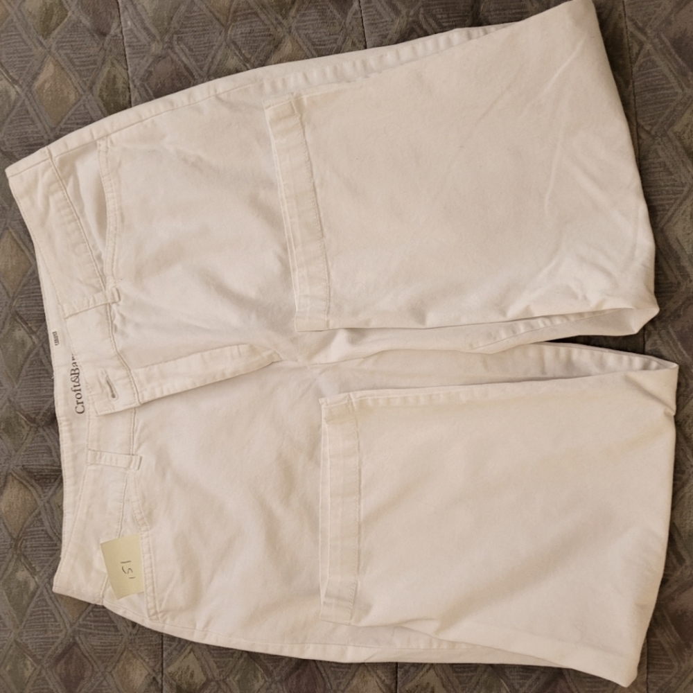 White Capri Slacks, size 12 (156)